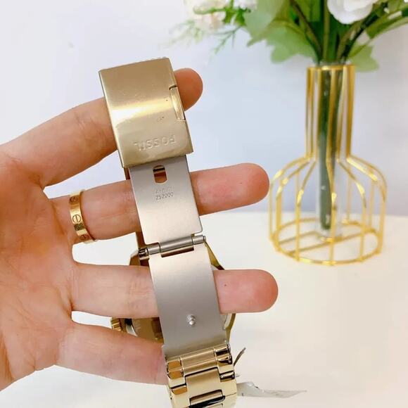 NWT Fossil Brox Automatic Gold-Tone Stainless Steel Watch BQ2667 - Picture 6 of 7